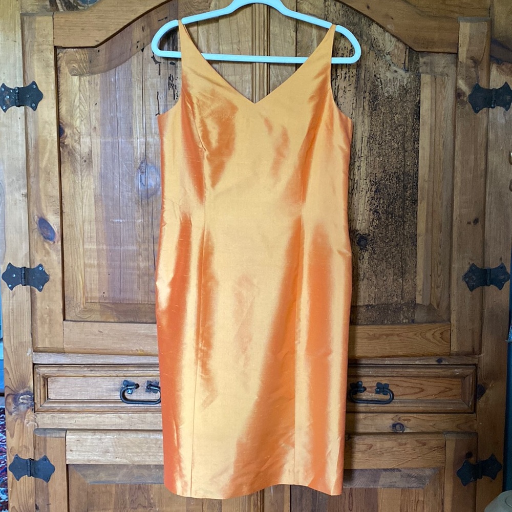 🤩🤩Ann Taylor🤩🤩 12P Silk Shantung Dress